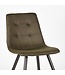 LABEL51 LABEL51 Eetkamerstoel Jay - Army green - Microfiber