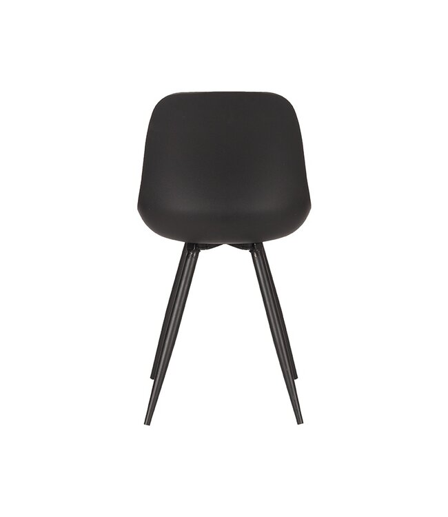 LABEL51 Eetkamerstoel Monza - Zwart - Kunststof