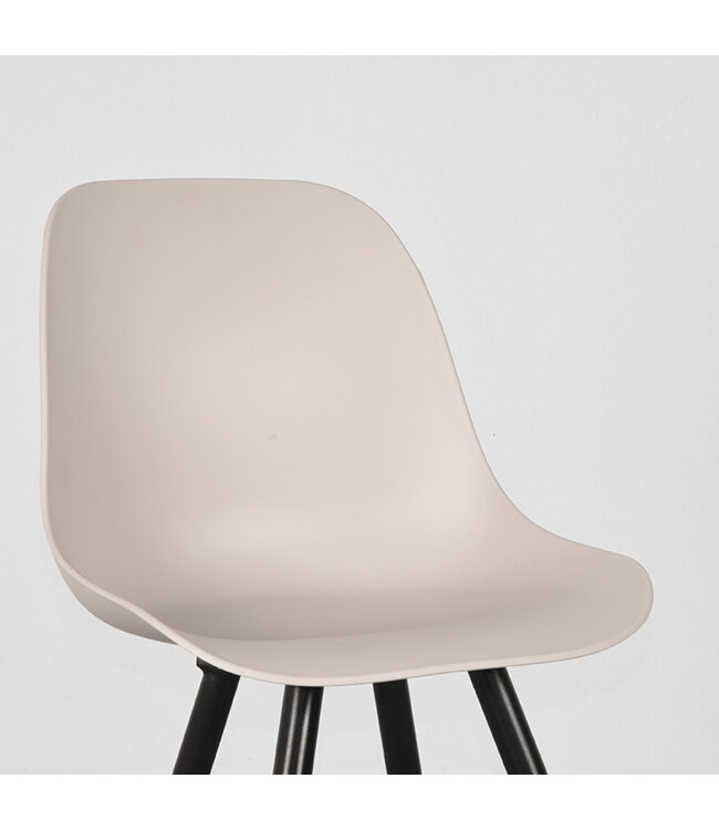 LABEL51 Eetkamerstoel Monza - Zand - Kunststof