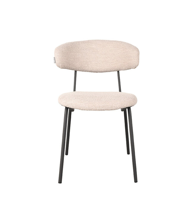 LABEL51 Eetkamerstoel Zack - Naturel - Boucle
