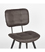 LABEL51 Eetkamerstoel Gus - Antraciet - Microfiber