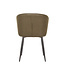 LABEL51 Eetkamerstoel Wave - Army green - Microfiber