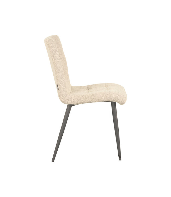 LABEL51 Eetkamerstoel Sam - Zand - Boucle