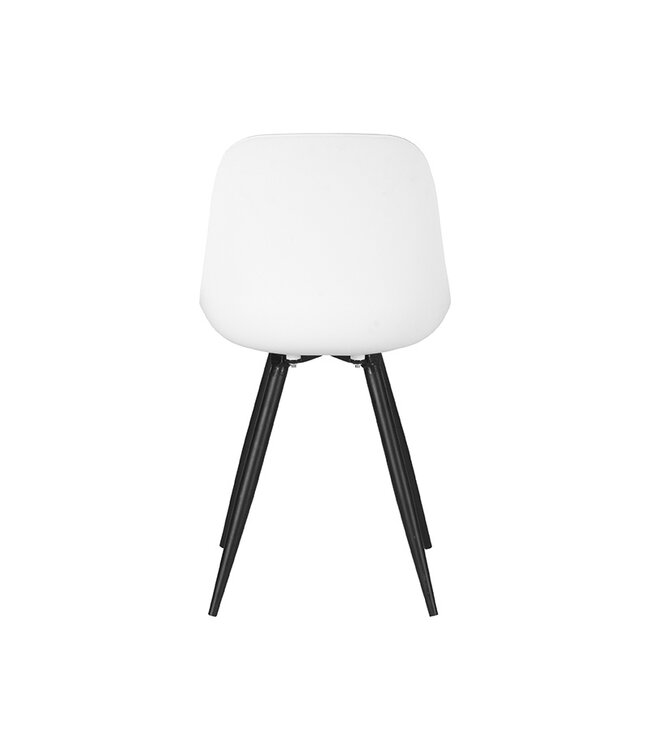 LABEL51 Eetkamerstoel Monza - Wit - Kunststof