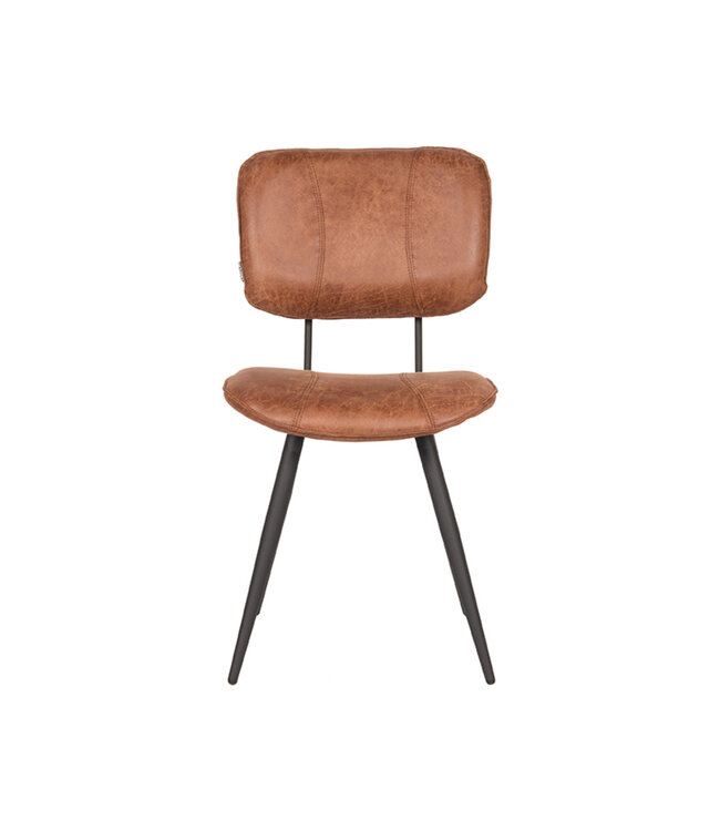 LABEL51 Eetkamerstoel Fos - Cognac - Leder