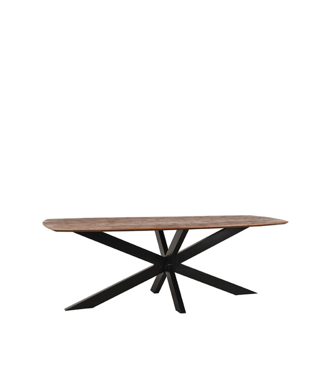 LABEL51 LABEL51 Eetkamertafel Zane - Espresso - Mangohout