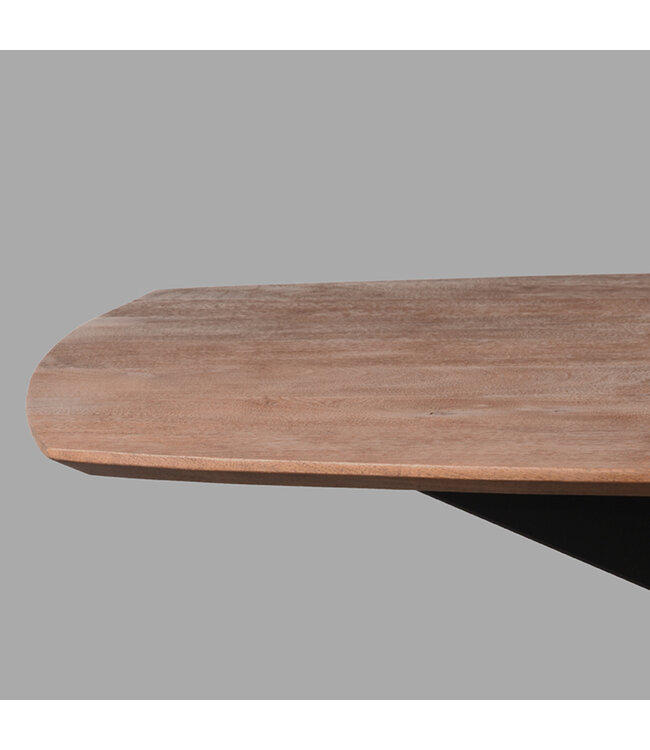 LABEL51 LABEL51 Eetkamertafel Zane - Espresso - Mangohout