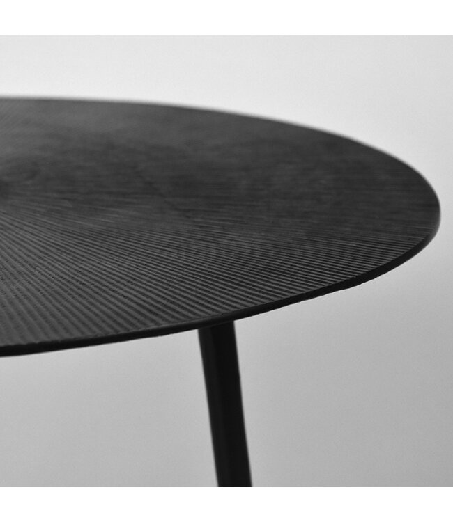 LABEL51 LABEL51 Salontafel Nobby - Zwart - Metaal - 50 cm
