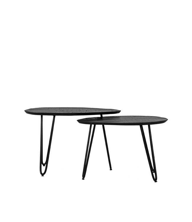 LABEL51 LABEL51 Salontafel Frisk - Zwart - Mangohout