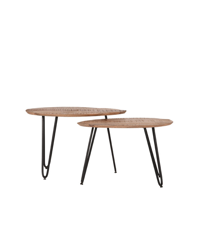 LABEL51 LABEL51 Salontafel Frisk - Rough - Mangohout 68x44x43cm