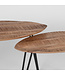 LABEL51 LABEL51 Salontafel Frisk - Rough - Mangohout 68x44x43cm