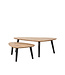 LABEL51 LABEL51 Salontafel Rock - Rough - Mangohout 110x64x39