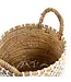 Bazar Bizar De Cross Stitched MacramÃ© Mand - Naturel Wit - M