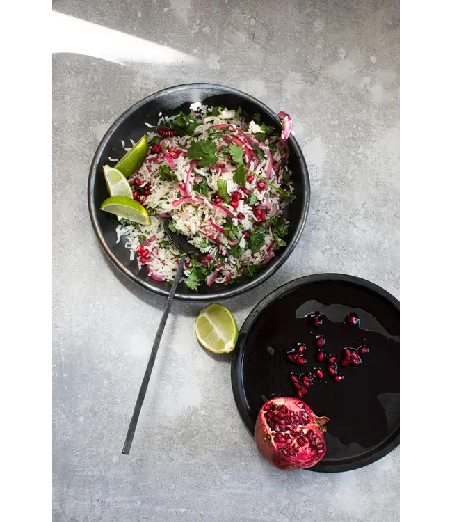 Bazar Bizar Het Burned Diep Bord - Zwart - M