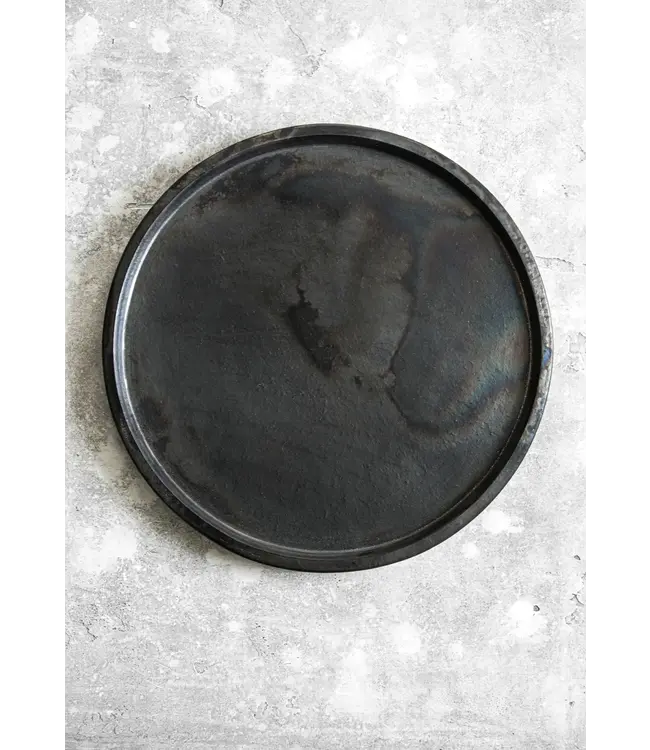 Bazar Bizar Het Terracotta Burned Bord - Zwart - L