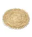 Bazar Bizar De Raffia Shell Placemat - Naturel