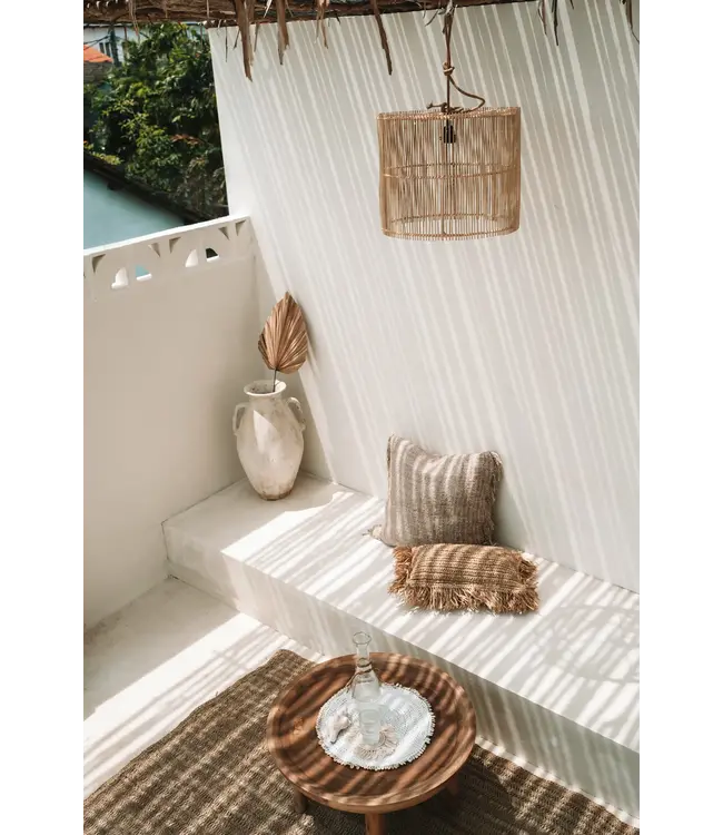 Bazar Bizar De Seagrass Shell Placemat - Wit