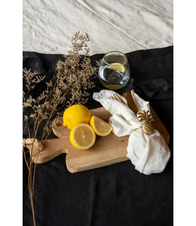 Bazar Bizar Het Linnen Servet - Wit - Set van 4