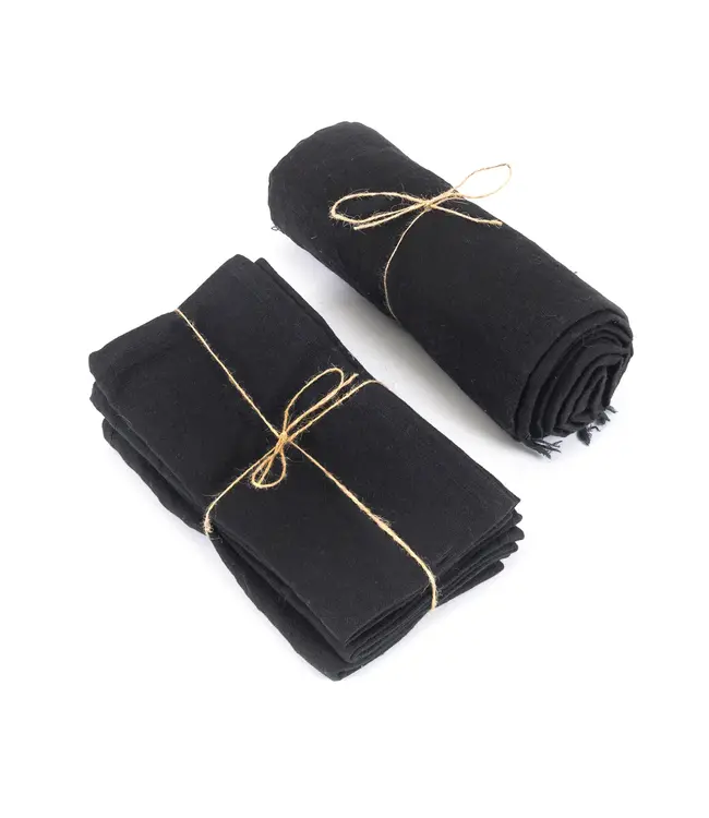 Bazar Bizar Het Linnen Tafelkleed - Zwart -150x150