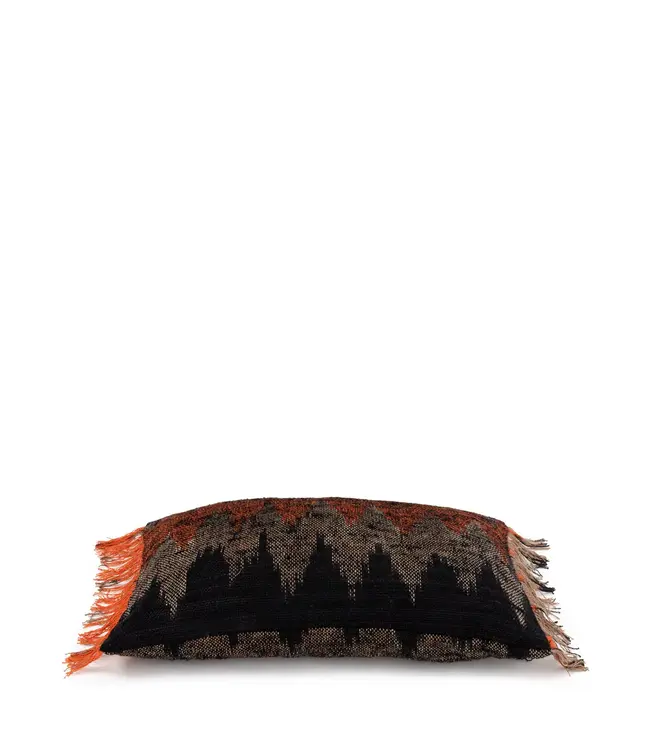 Bazar Bizar De Oh My Gee Kussenhoes - Zwart Oranje - 30x50