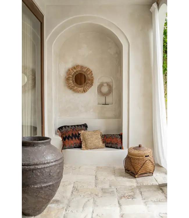 Bazar Bizar De Oh My Gee Kussenhoes - Zwart Oranje -  60x60