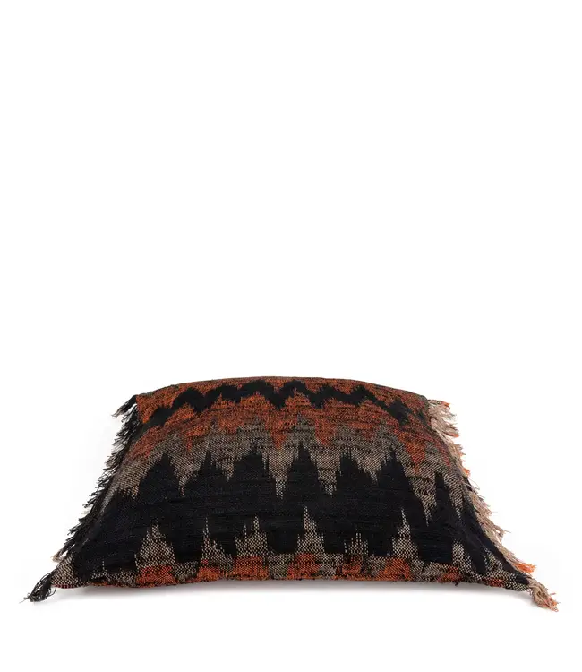 Bazar Bizar De Oh My Gee Kussenhoes - Zwart Oranje -  60x60