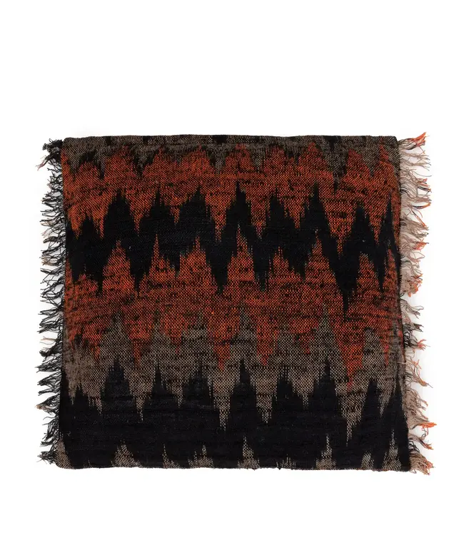 Bazar Bizar De Oh My Gee Kussenhoes - Zwart Oranje -  60x60