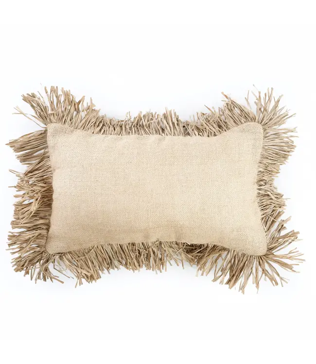 Bazar Bizar De Jute Bonita Kussenhoes - Naturel - 30x50