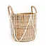 Bazar Bizar De Straight Stitched Macrame Mand - Naturel Wit - L