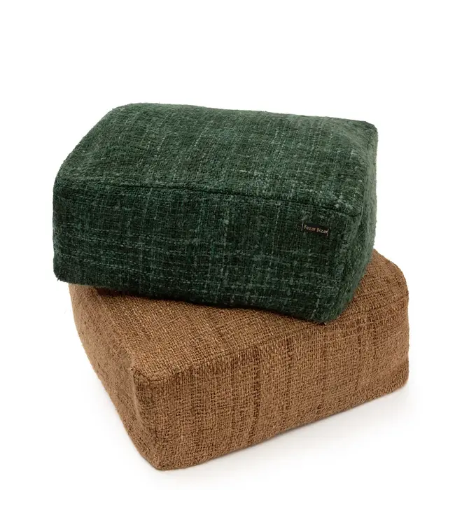 Bazar Bizar De Oh My Gee Poef - Donkergroen