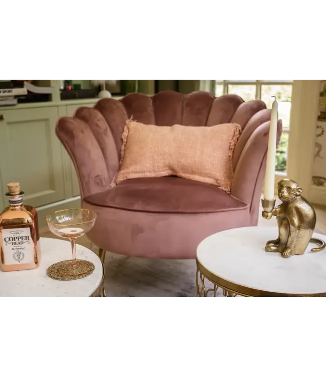 Bazar Bizar De Oh My Gee Kussenhoes - Zalm Roze - 30x50