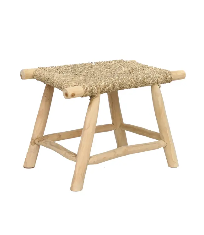 Bazar Bizar De Porto Seagrass Stoel - Naturel - M