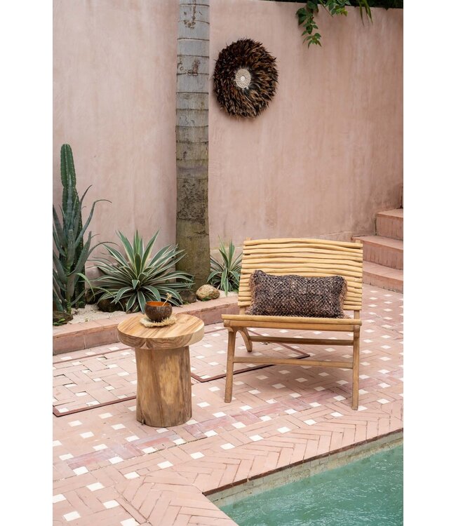 Bazar Bizar De Coastal Juju Muurdecoratie - Zwart Bruin - L