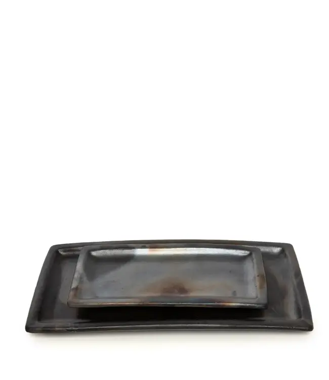 Bazar Bizar Het Burned Sushi Bord - Zwart - L