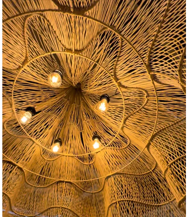 Bazar Bizar De Whipped Hanglamp - Naturel - XXL