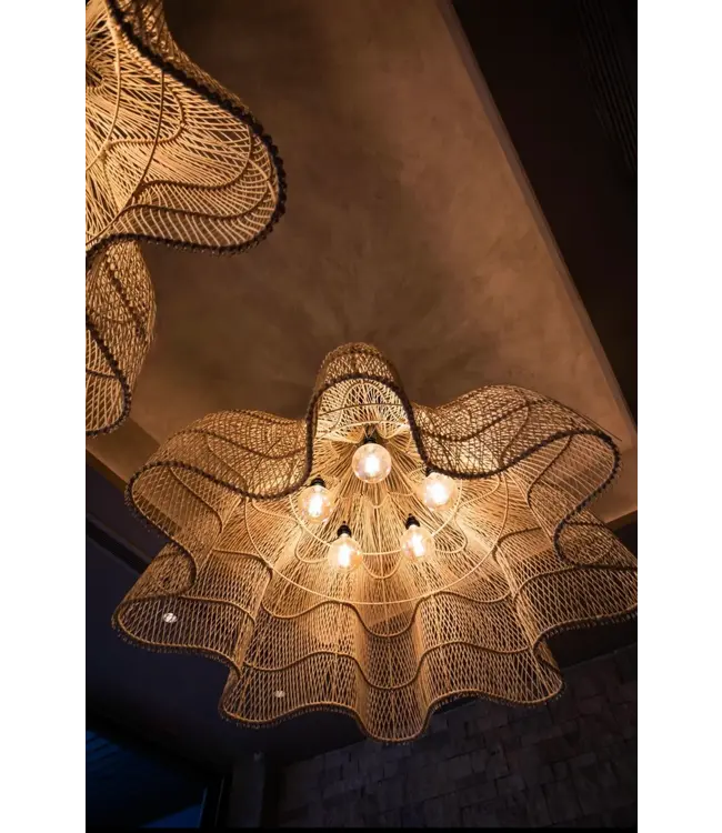 Bazar Bizar De Whipped Hanglamp - Naturel - XXL