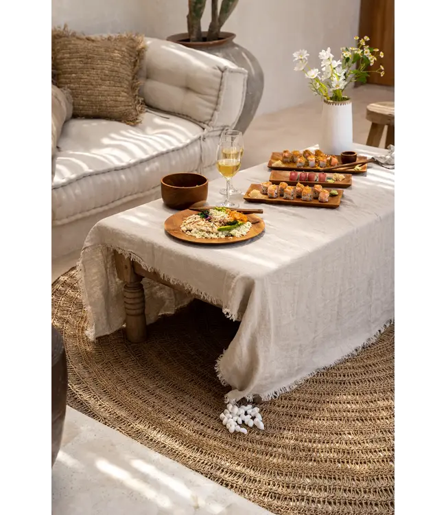 Bazar Bizar De Tafelkleedhanger - Wit - Set van 4