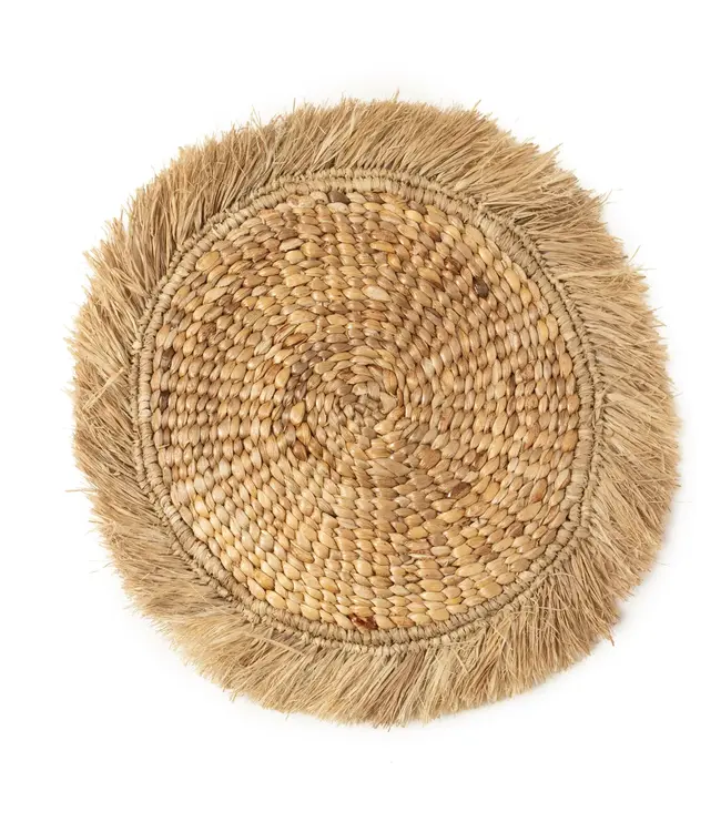 Bazar Bizar De Water Hyacinth Raffia Placemat - Naturel