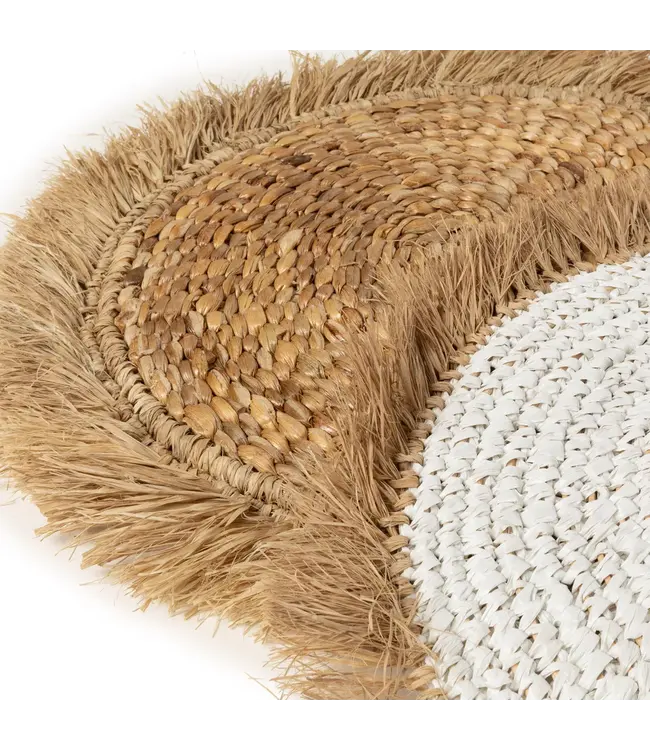 Bazar Bizar De Water Hyacinth Raffia Placemat - Naturel