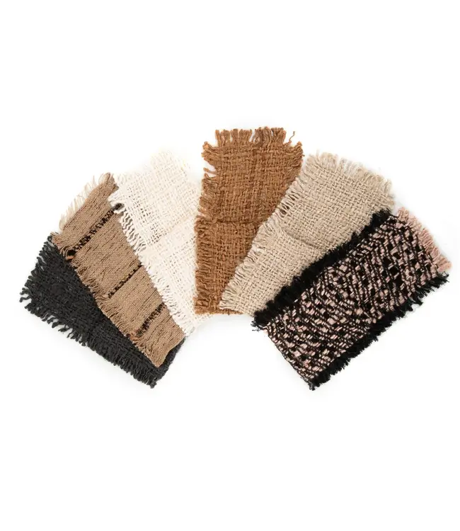 Bazar Bizar Het Oh My Gee Bestekzakje - CrÃ©me - Set van 4