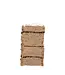 Bazar Bizar Het Oh My Gee Bestekzakje - Beige Zwart - Set van 4