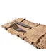 Bazar Bizar Het Oh My Gee Bestekzakje - Beige Zwart - Set van 4