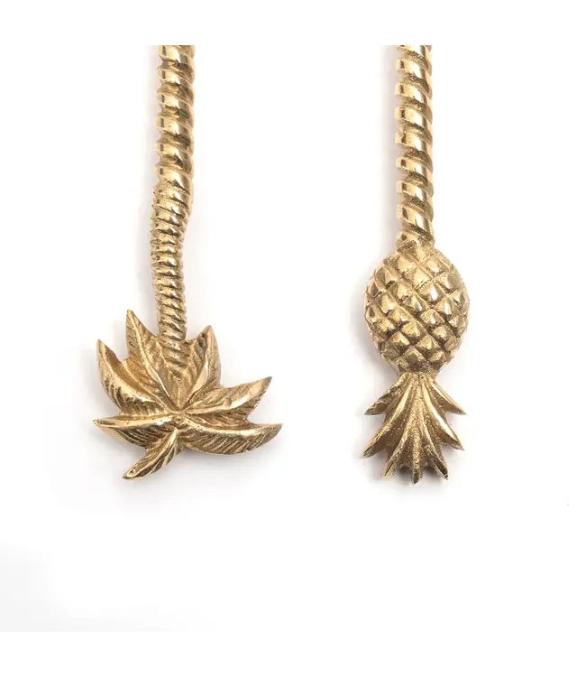 Bazar Bizar De Ananas Vork - Goud