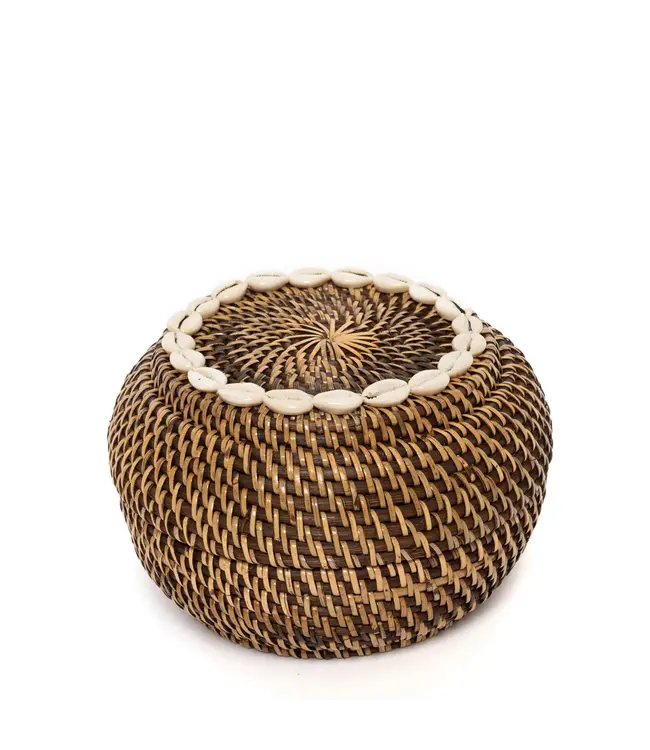 Bazar Bizar De Colonial Peek-a-Boo Mand - Naturel Bruin - S