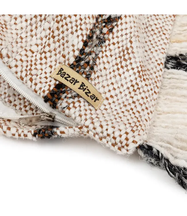 Bazar Bizar De Oh My Gee Kussenhoes - Bohemian Wit - 35x100