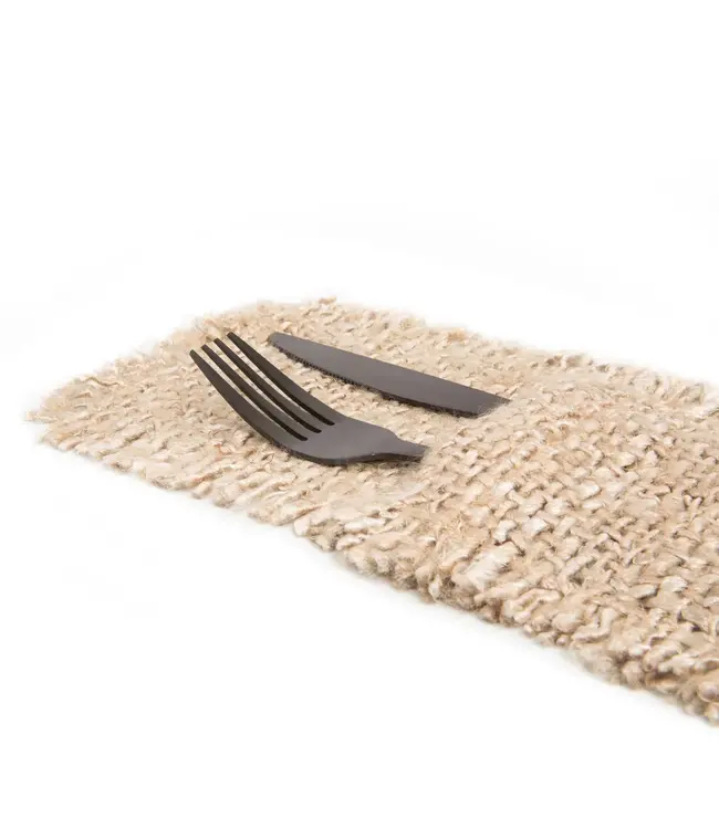 Bazar Bizar Het Oh My Gee Bestekzakje - Beige - Set of 4