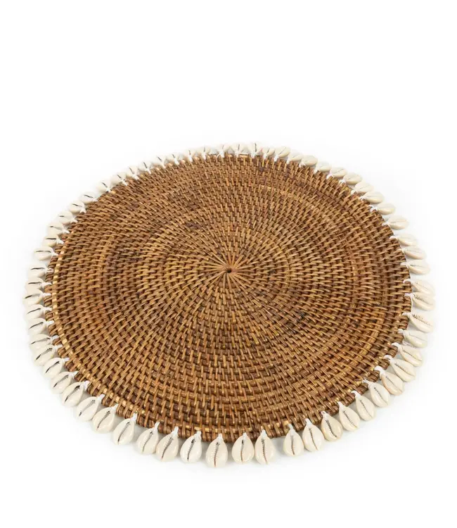 Bazar Bizar De Colonial Shell Placemat - Naturel Bruin