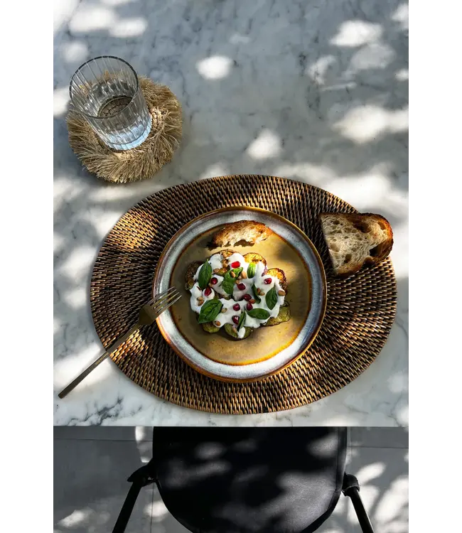 Bazar Bizar De Colonial Ovale Placemat - Naturel Bruin