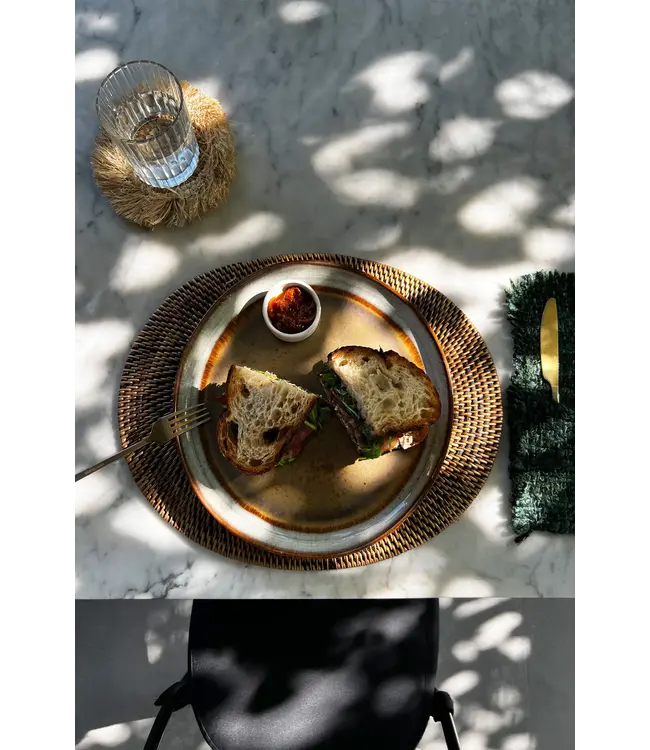 Bazar Bizar De Colonial Ovale Placemat - Naturel Bruin