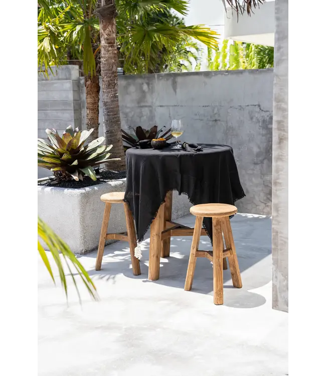 Bazar Bizar Het Linnen Tafelkleed - Zwart -150x150